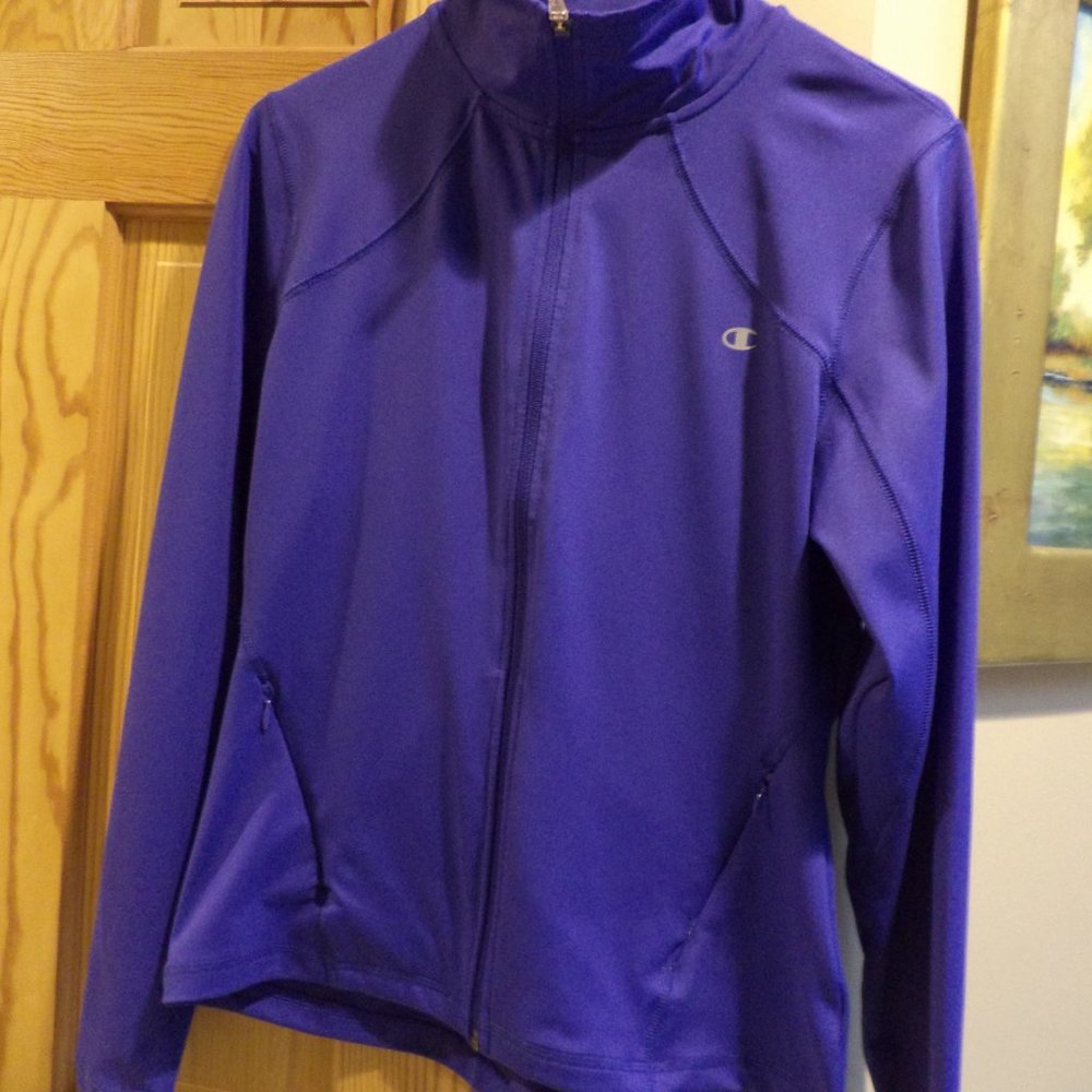 Women's CHAMPION Athletic Jacket ~ Beautiful Purple ~ Medium